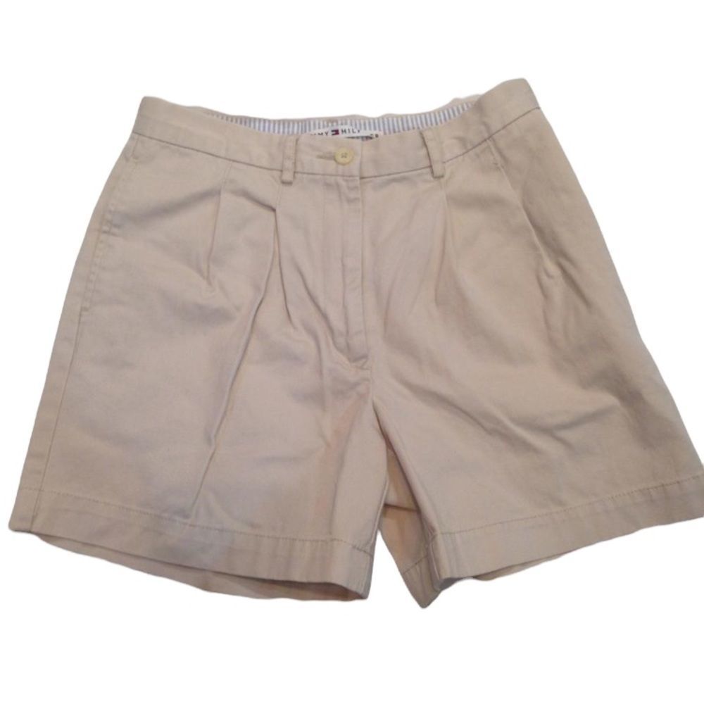 Y2K Tommy Hilfiger High Wasted Khaki Shorts NWOT